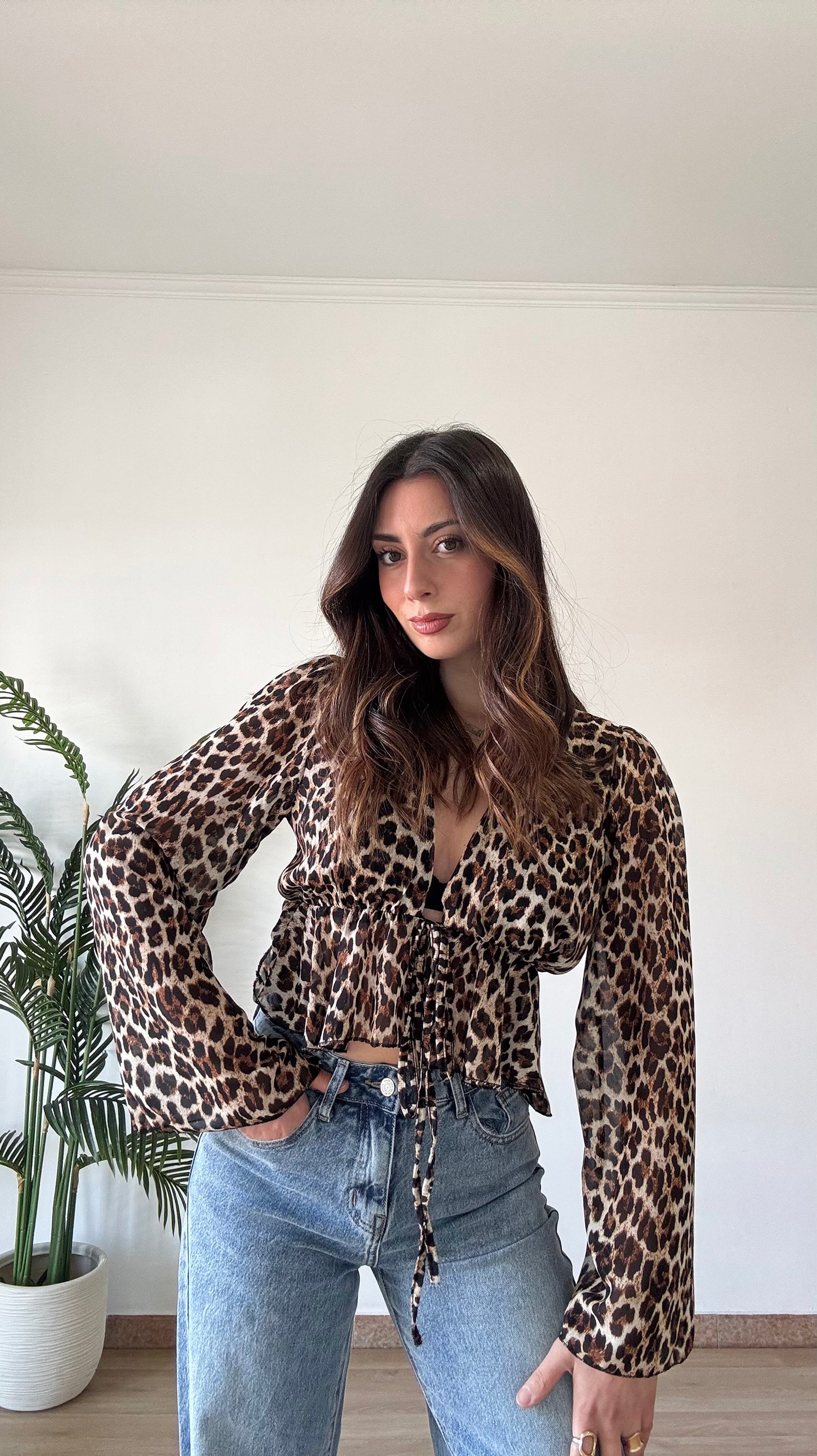 CAMICIA VELATA “LEO”