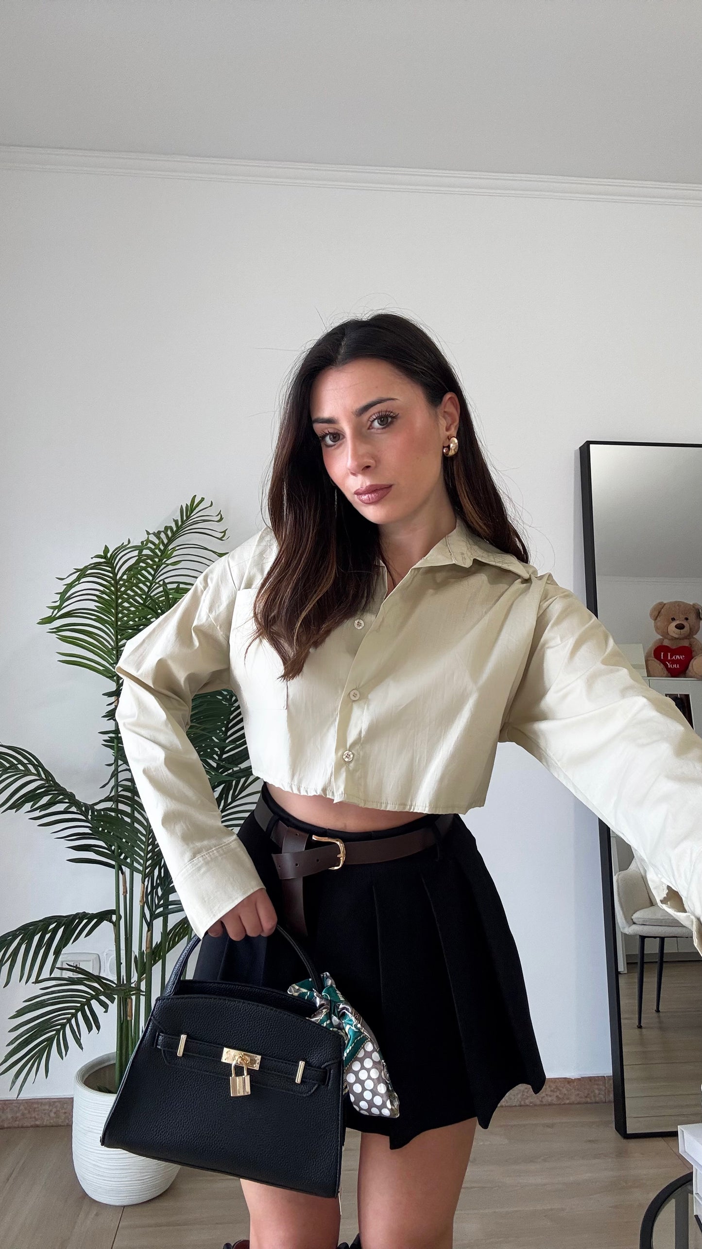 CAMICIA CROP