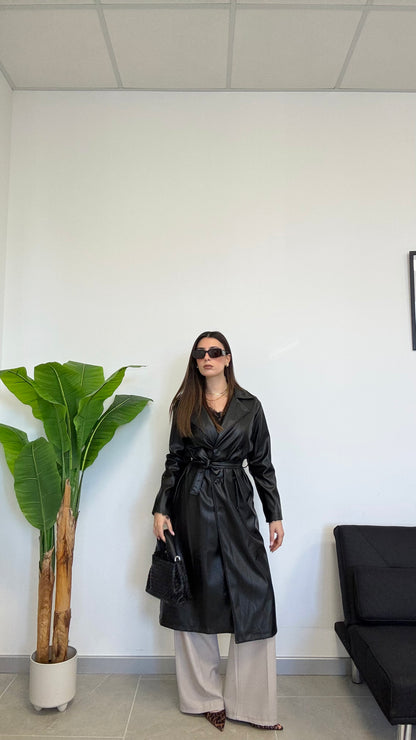 TRENCH LONG “ECOPELLE”