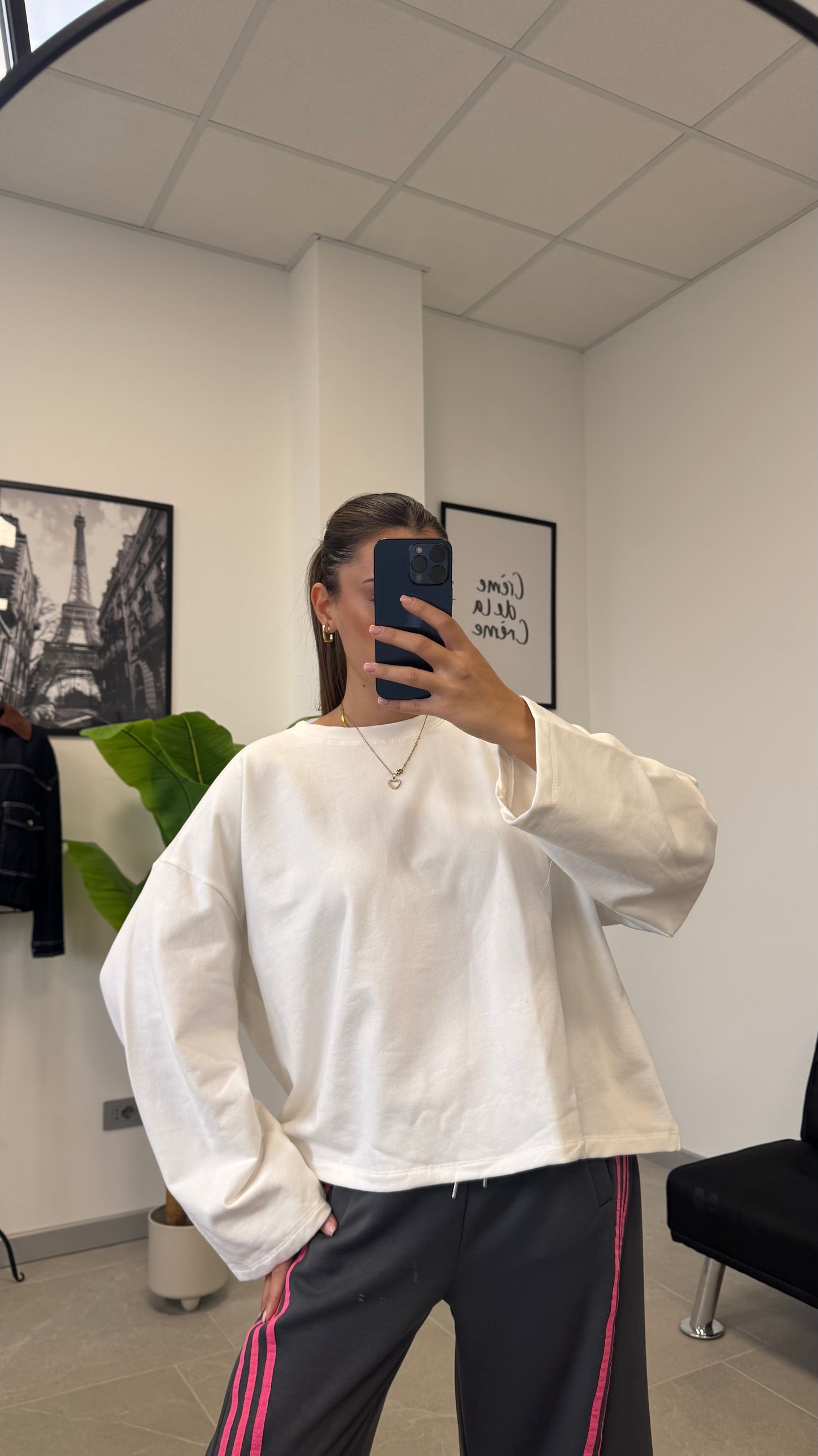 MAGLIA OVER BASIC “FELPATA”