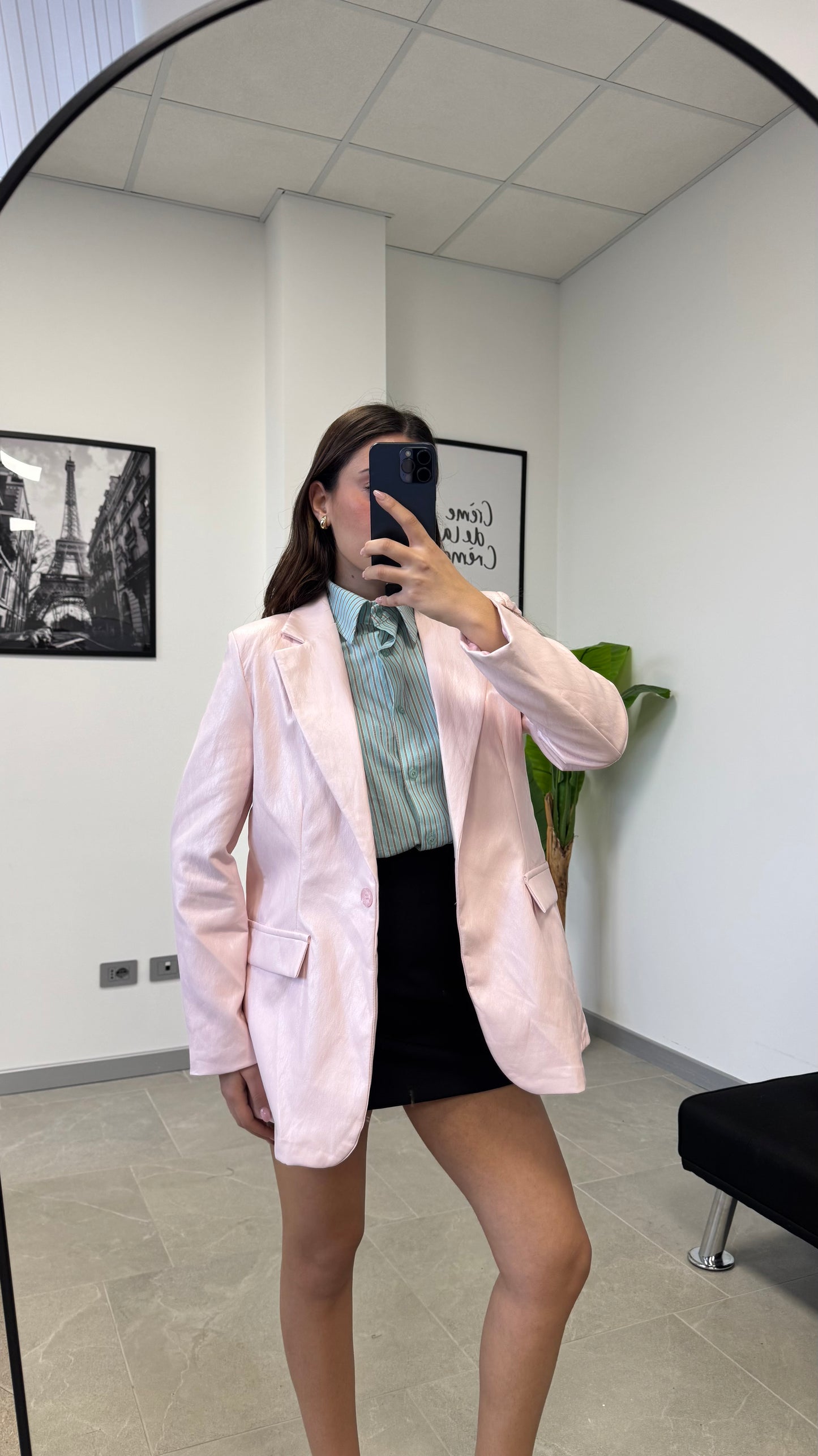 BLAZER EFFETTO “PELLE”