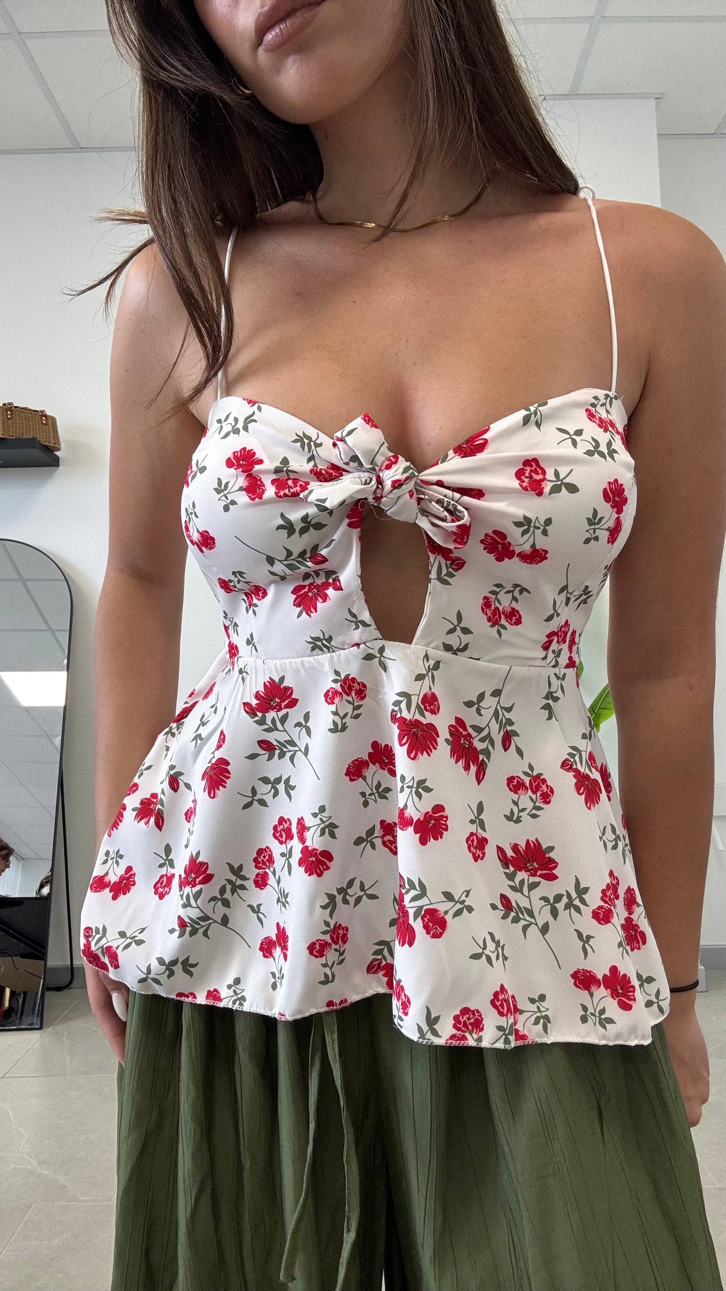 TOP CON COPPE “ROSE”