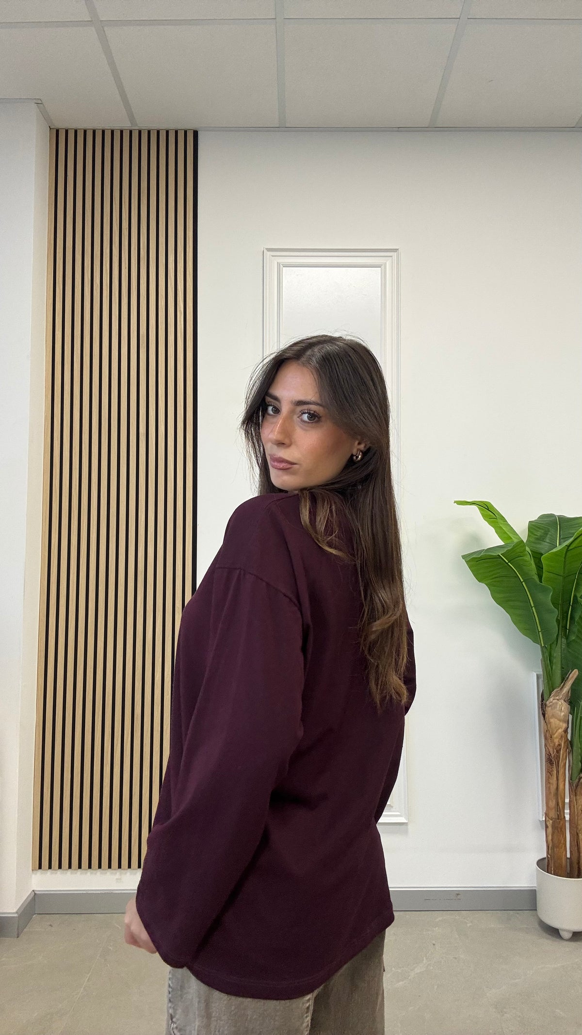 LONG SLEEVE 100% cotone