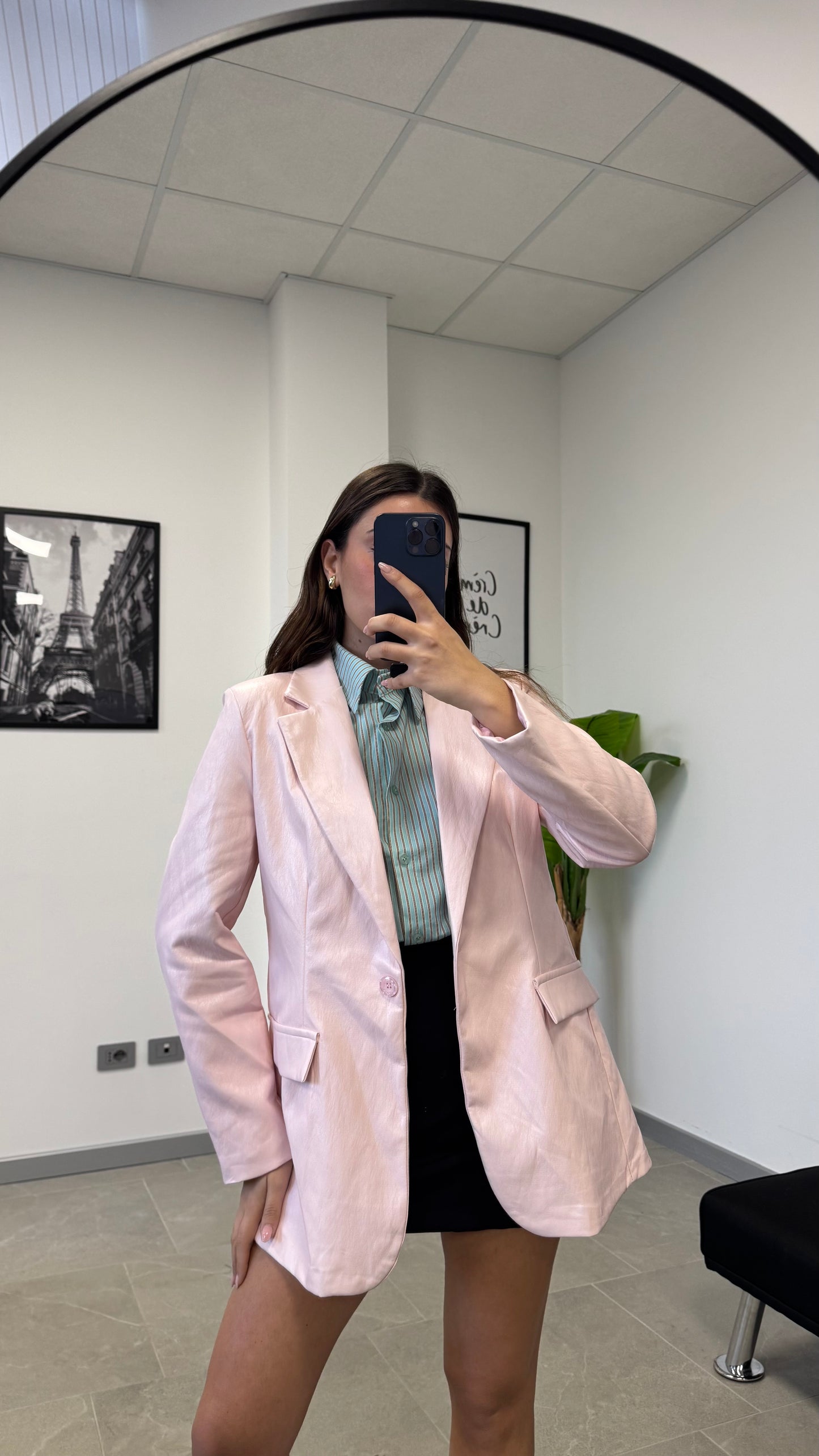 BLAZER EFFETTO “PELLE”