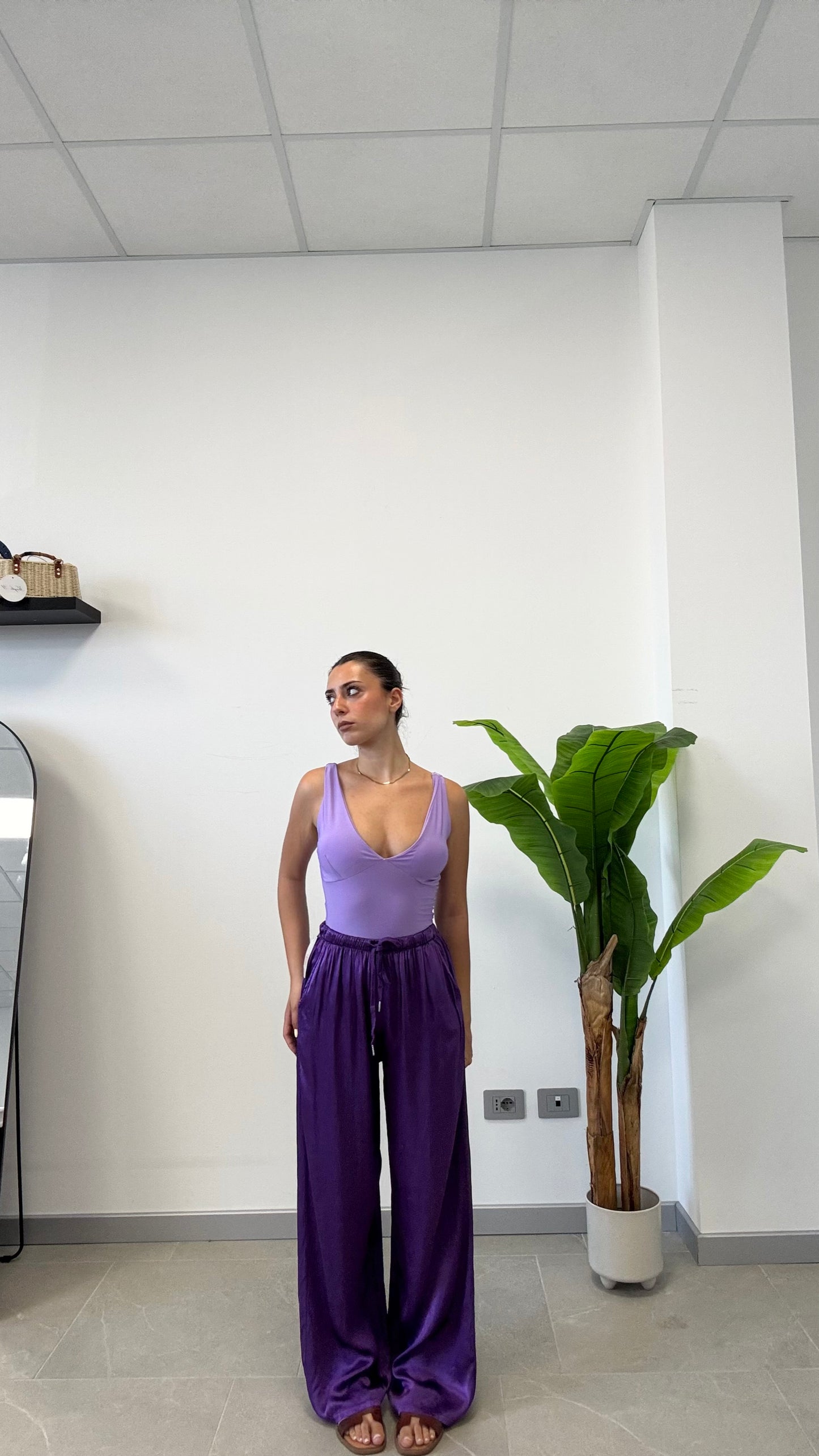 PANT SYLVIE “SATIN”