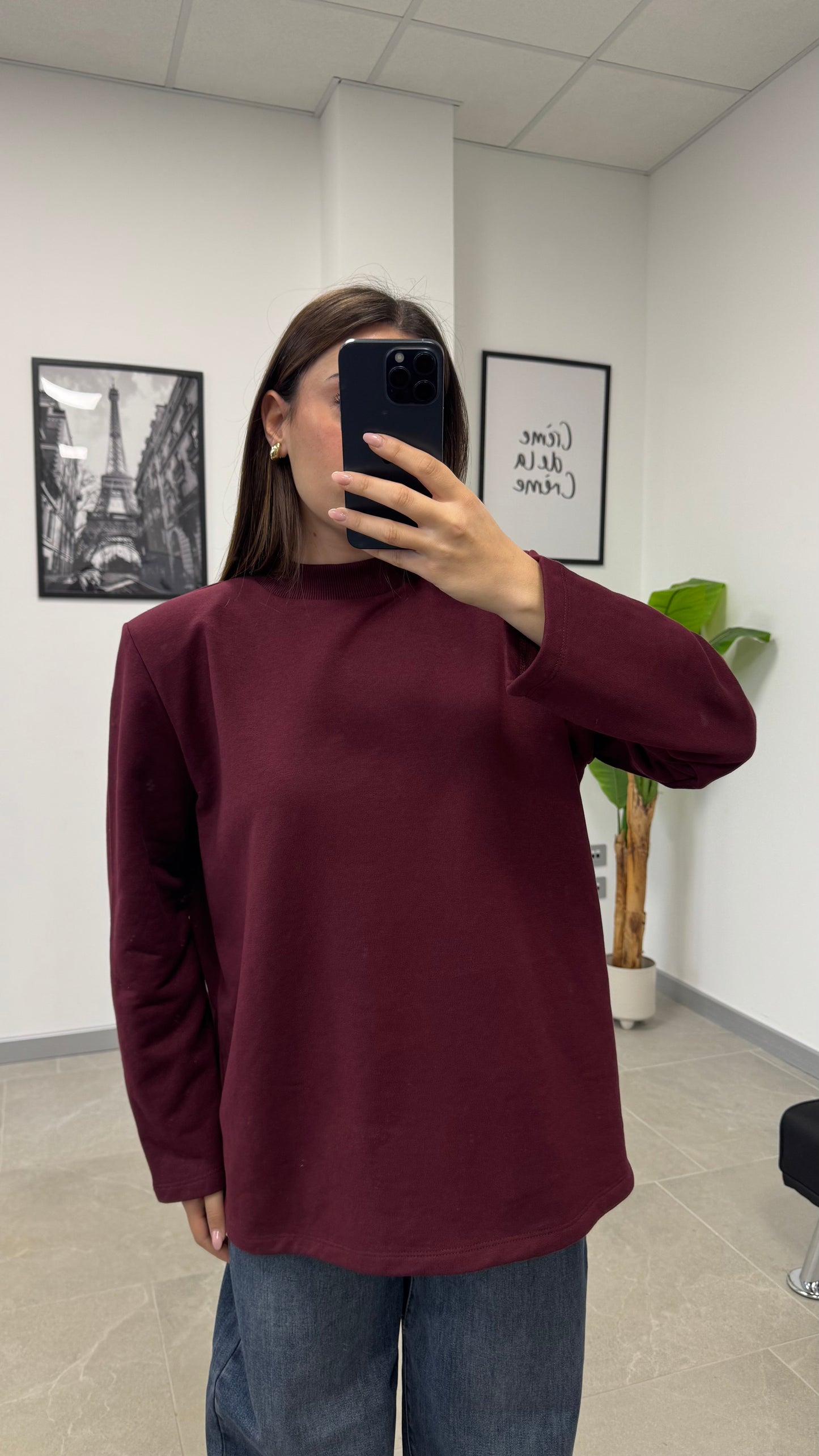 FELPA BASIC strutturata JUST WEST