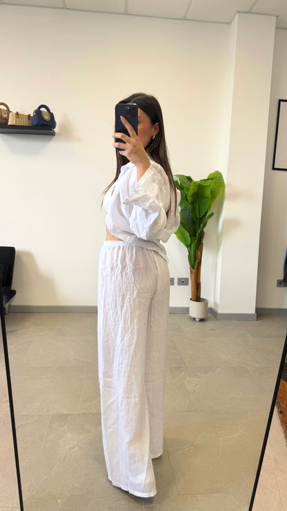PANTALACCIO IN 100% LINO