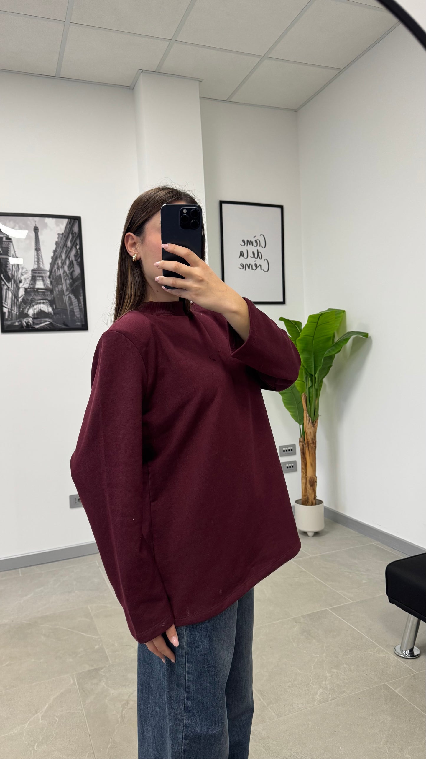 FELPA BASIC strutturata JUST WEST