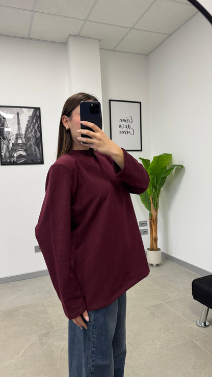 FELPA BASIC strutturata JUST WEST