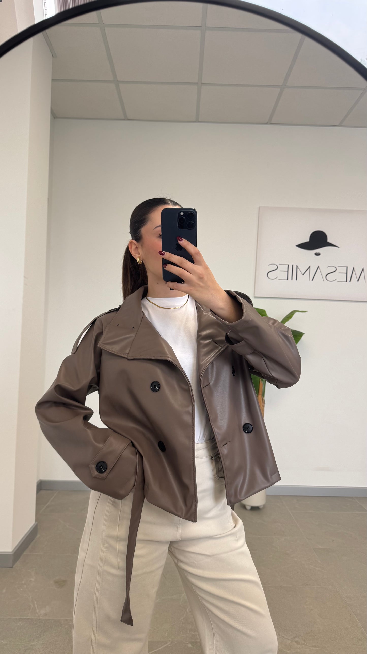 TRENCH ECOPELLE “MADAME”