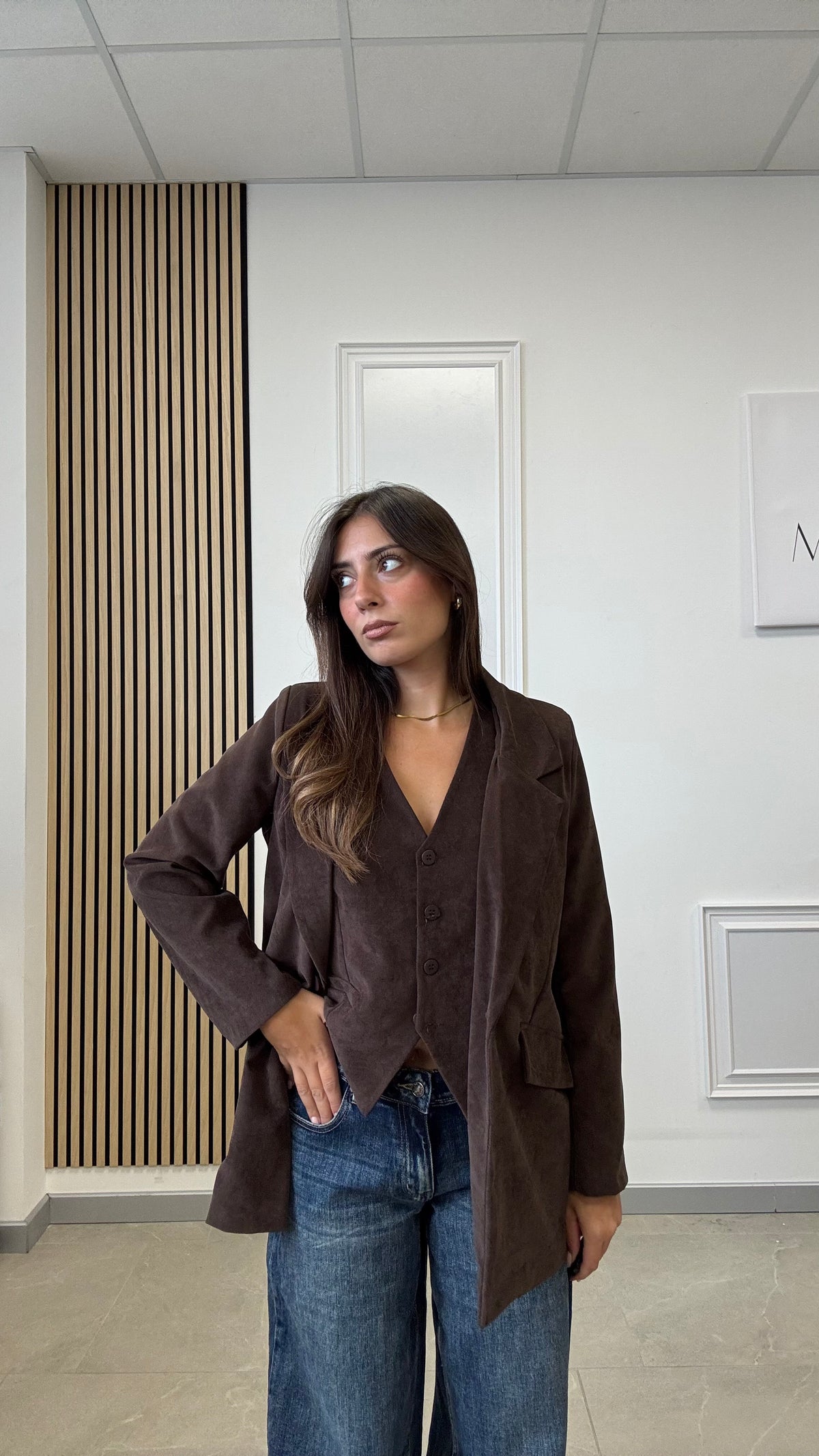 BLAZER in vellutino “MIRANDA”