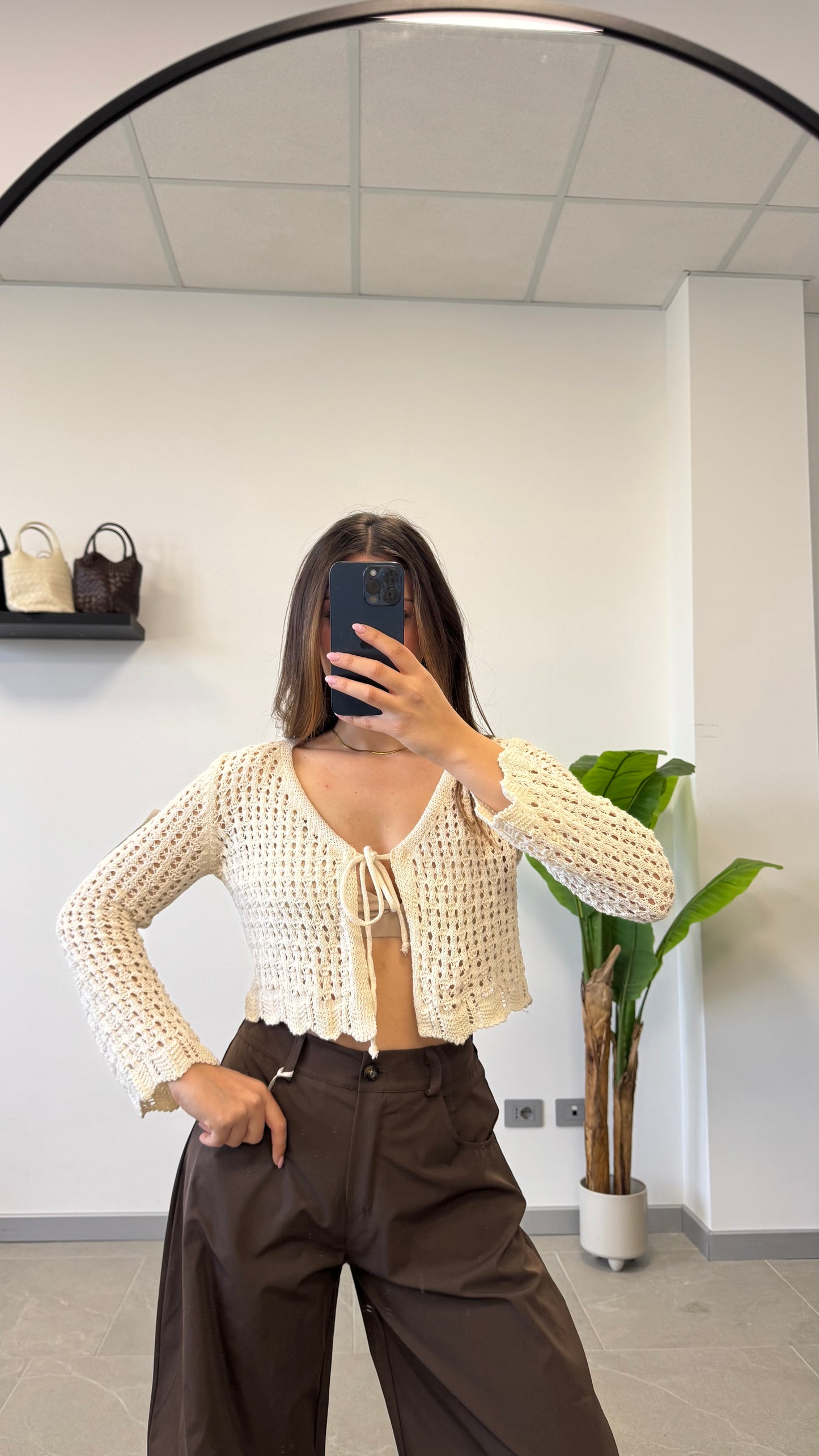 CARDIGAN IN FILO “SUN”