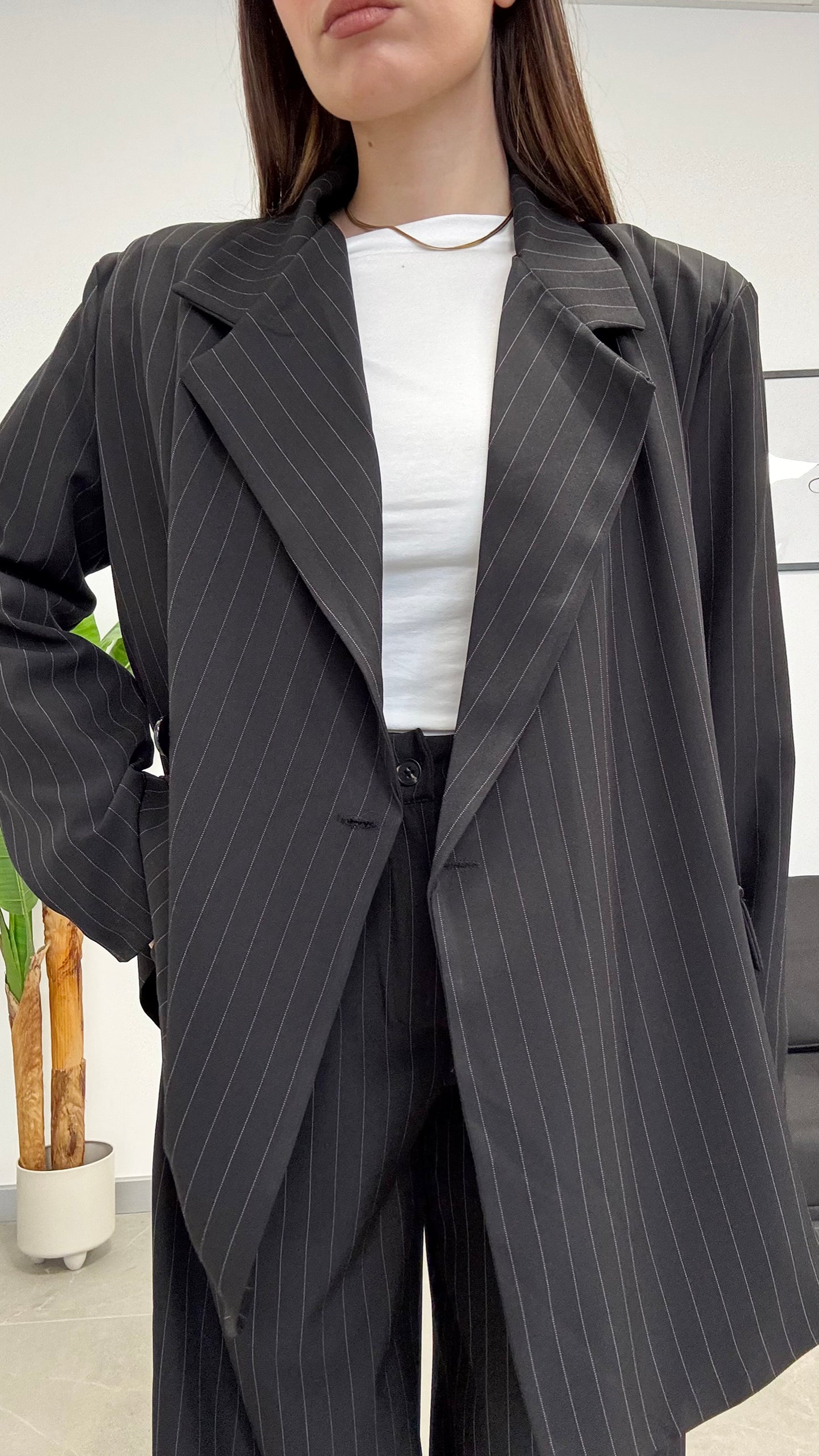 BLAZER OVER SIZE “GESSATO”