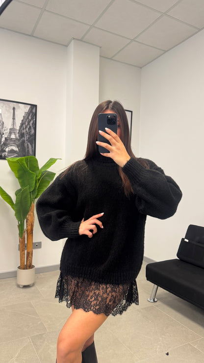 MAXI PULL “RICAMATO”