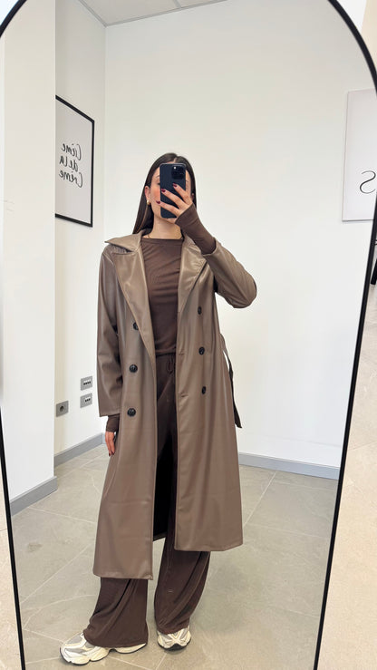 TRENCH ECOPELLE LUNGO