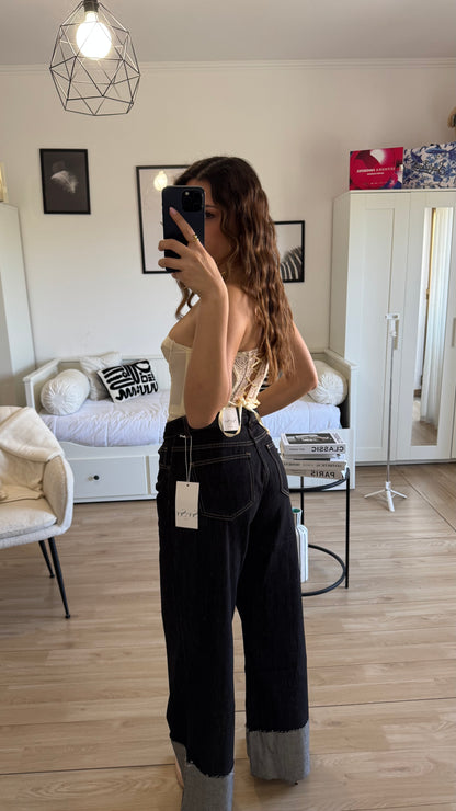 JEANS WIDE “LAVAG ZERO”