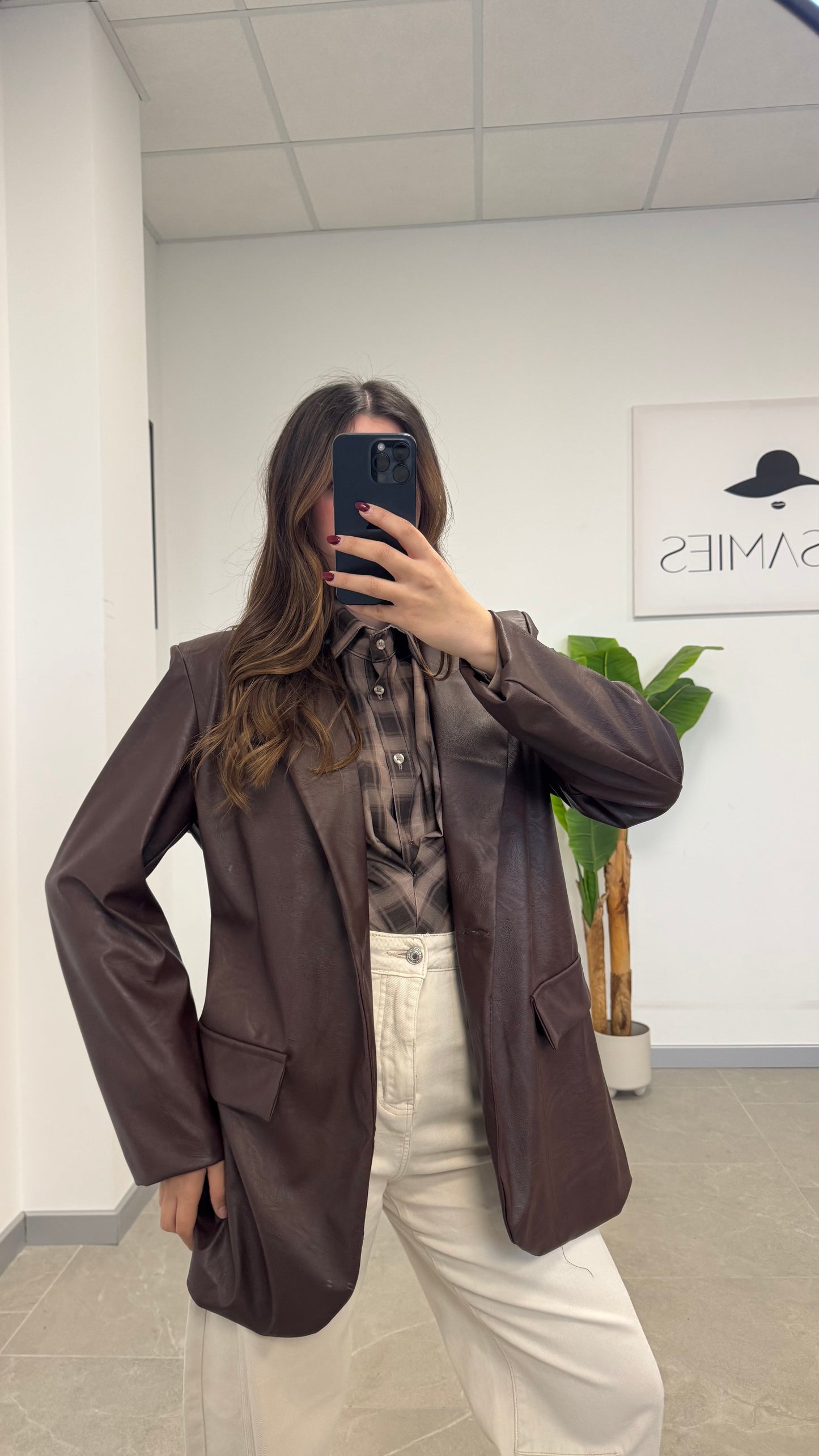 BLAZER OVER “ECOPELLE”
