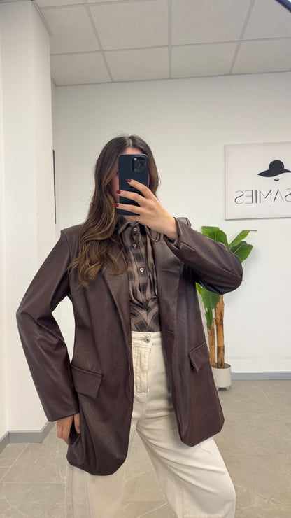 BLAZER OVER “ECOPELLE”