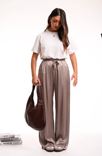 PANT SYLVIE “SATEN”