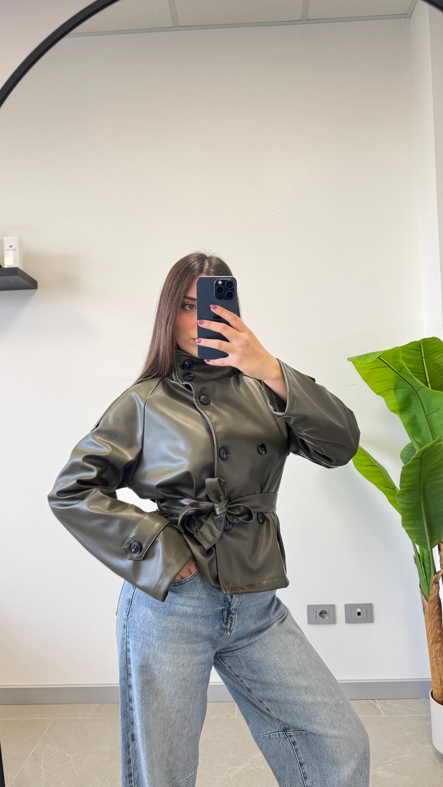 TRENCH ECOPELLE “MADAME”