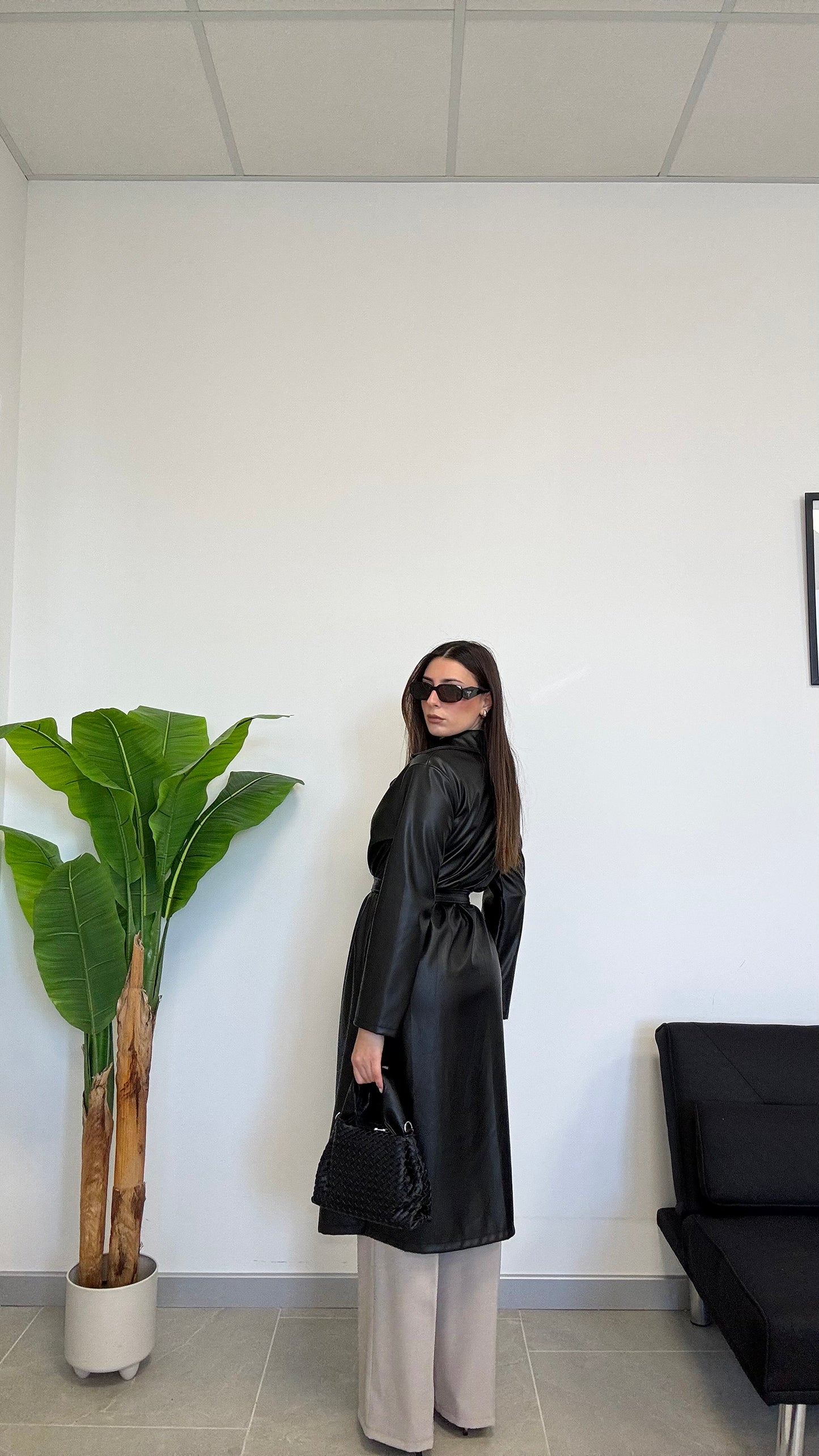 TRENCH LONG “ECOPELLE”