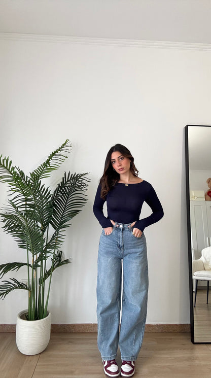 JEANS BALLOON CHIARO L919