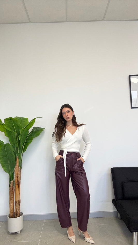 PANT BALLOON “ECOPELLE”