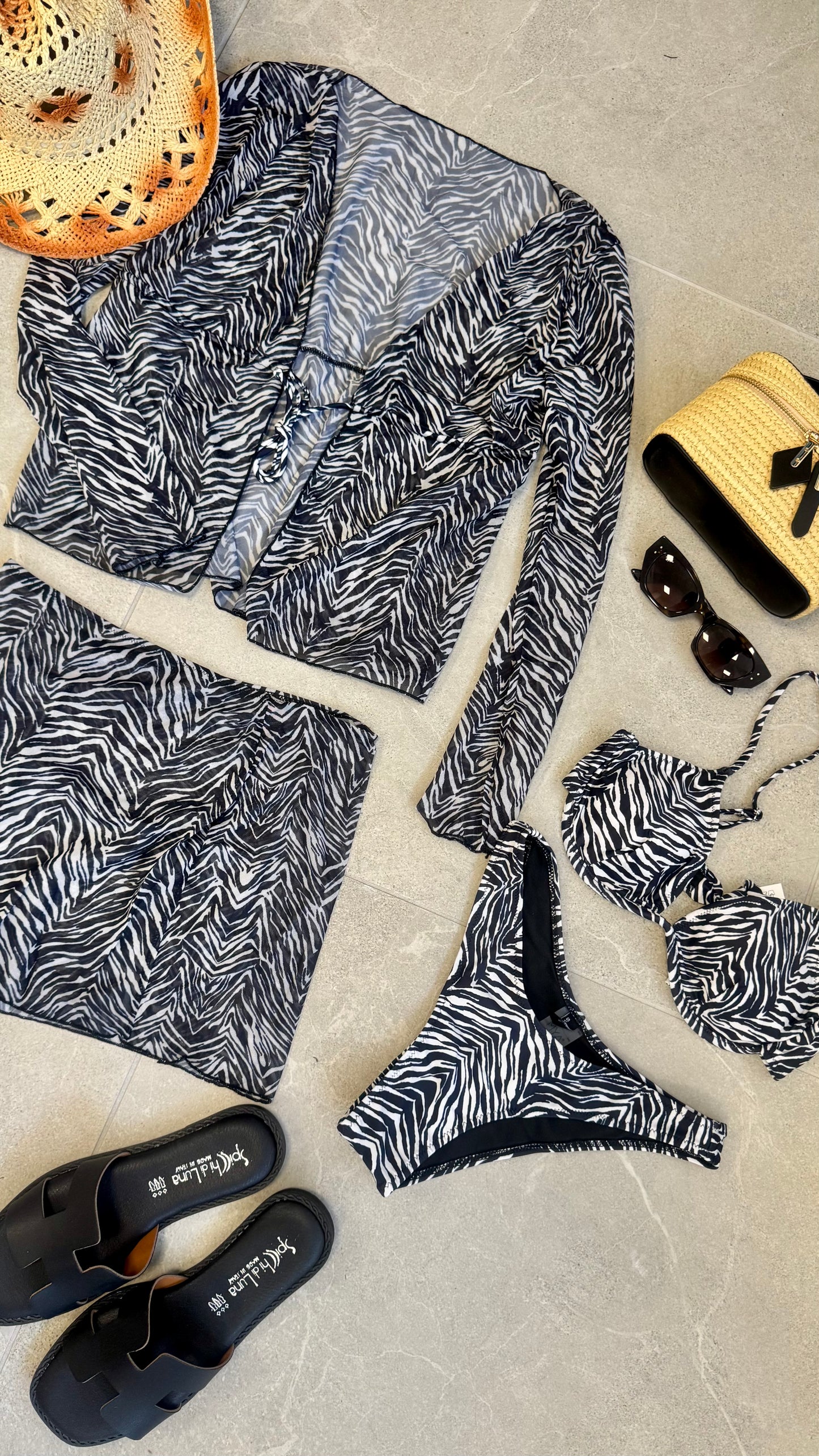 BIKINI 4 PEZZI “ZEBRA”
