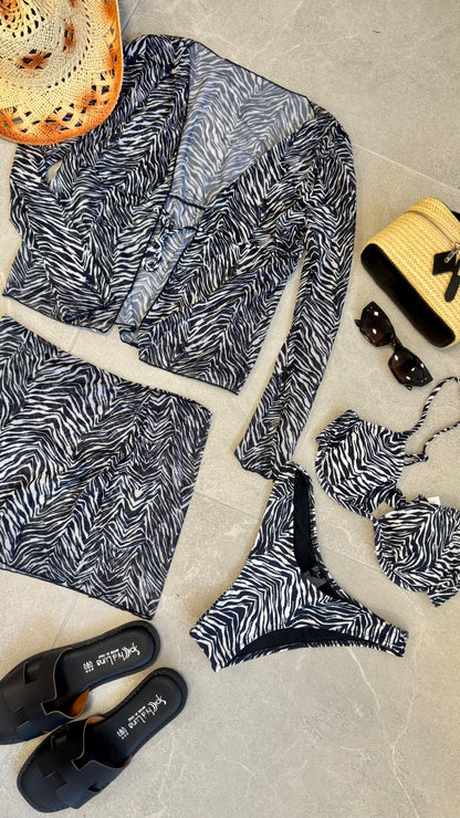 BIKINI 4 PEZZI “ZEBRA”