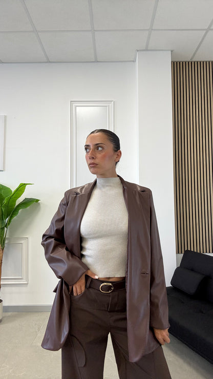 BLAZER ECOPELLE OVER