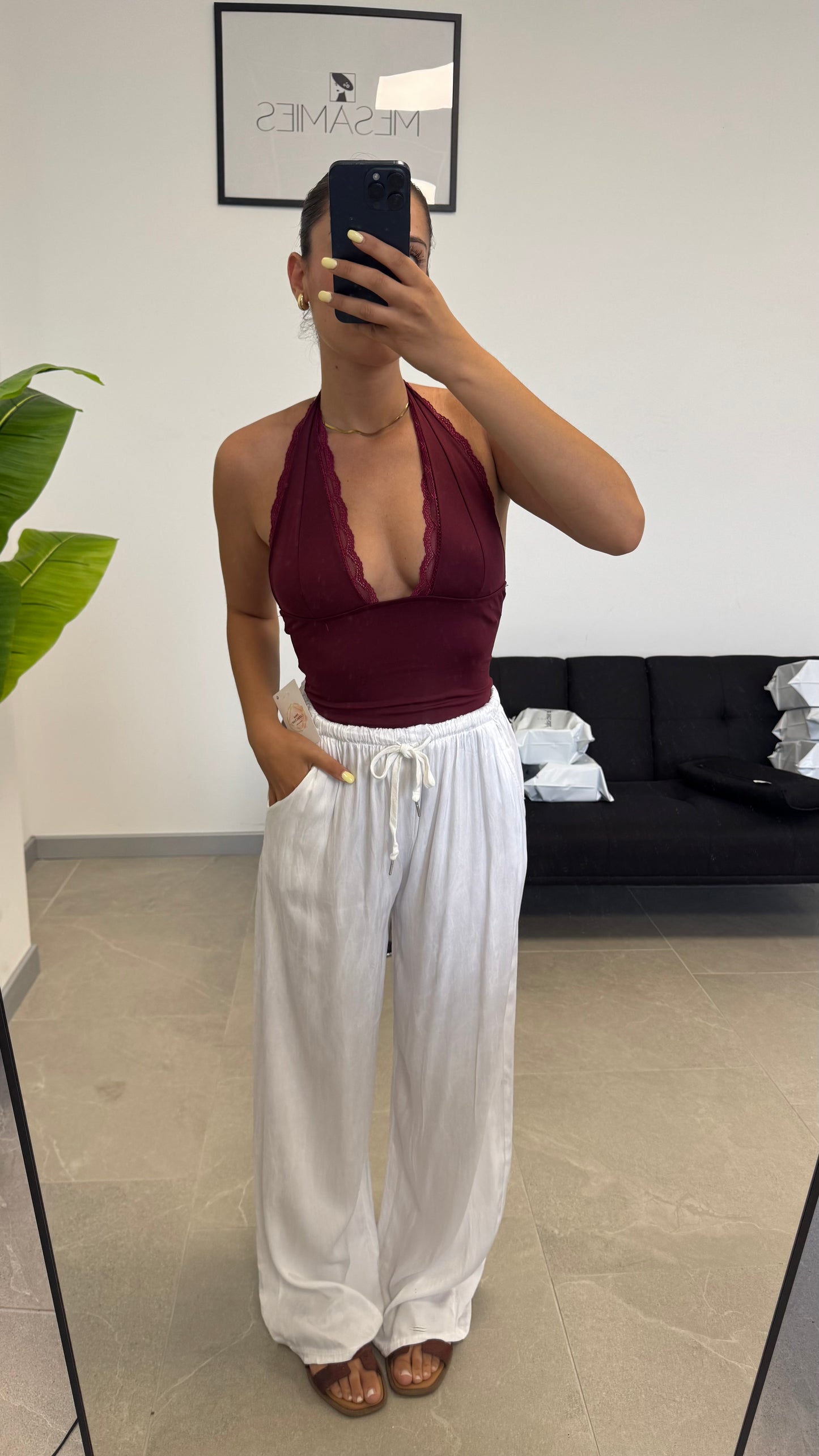 PANT SYLVIE “SATIN”