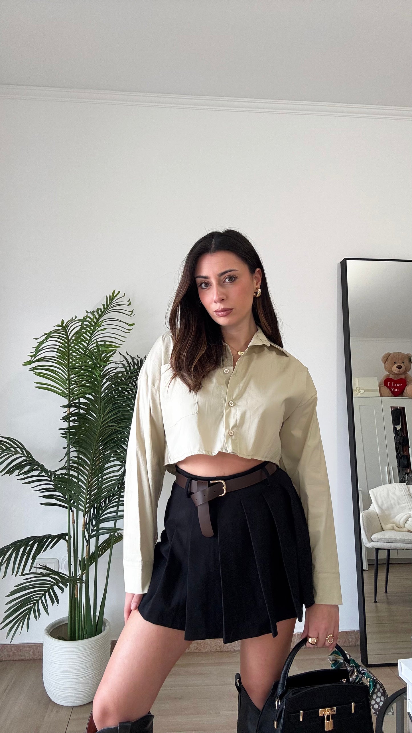 CAMICIA CROP