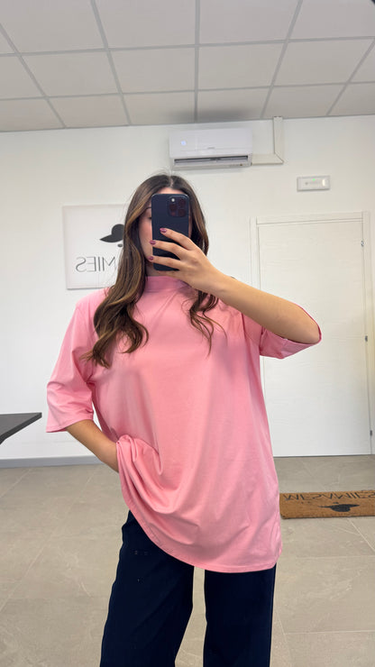 T SHIRT MAXI IN COTONE