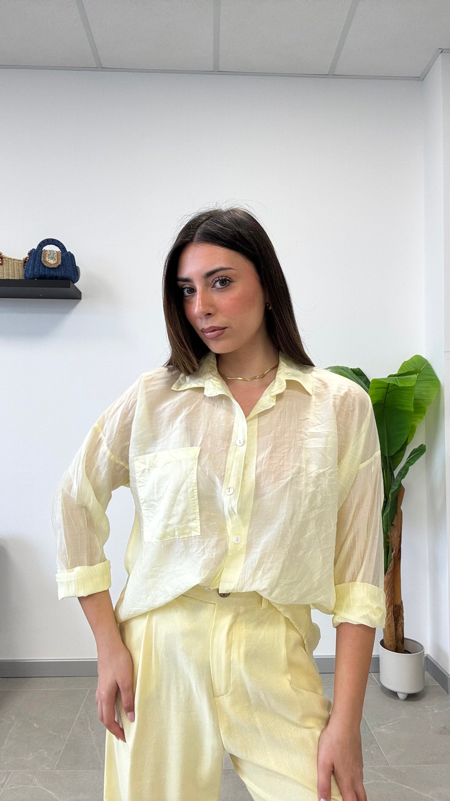 CAMICIA SEMI VELATA “SARAH”