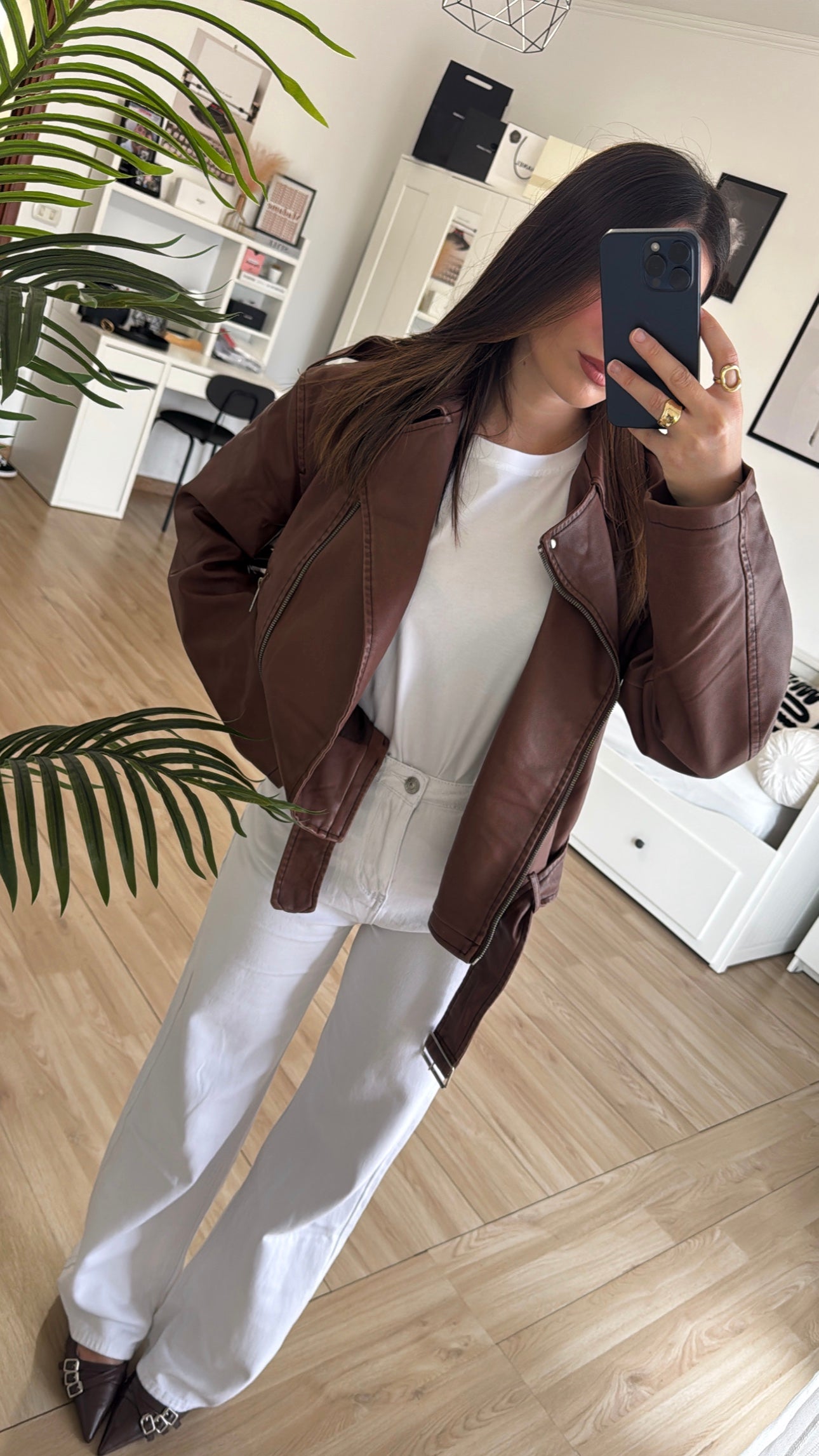 JEANS WIDE LEG WHITE