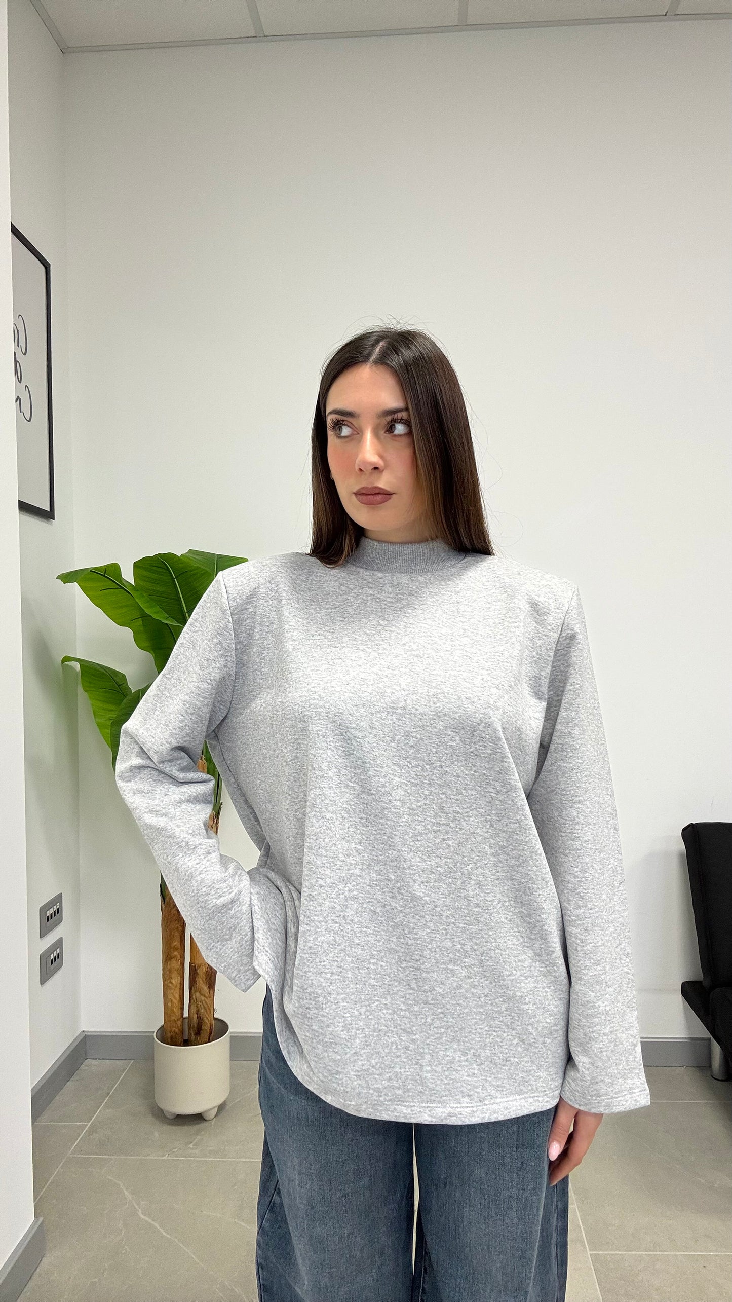 FELPA BASIC strutturata JUST WEST