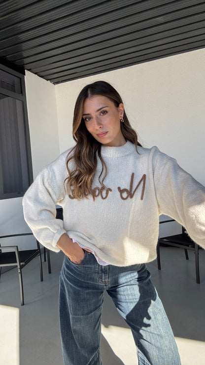 PULLOVER “NO VABBÈ”