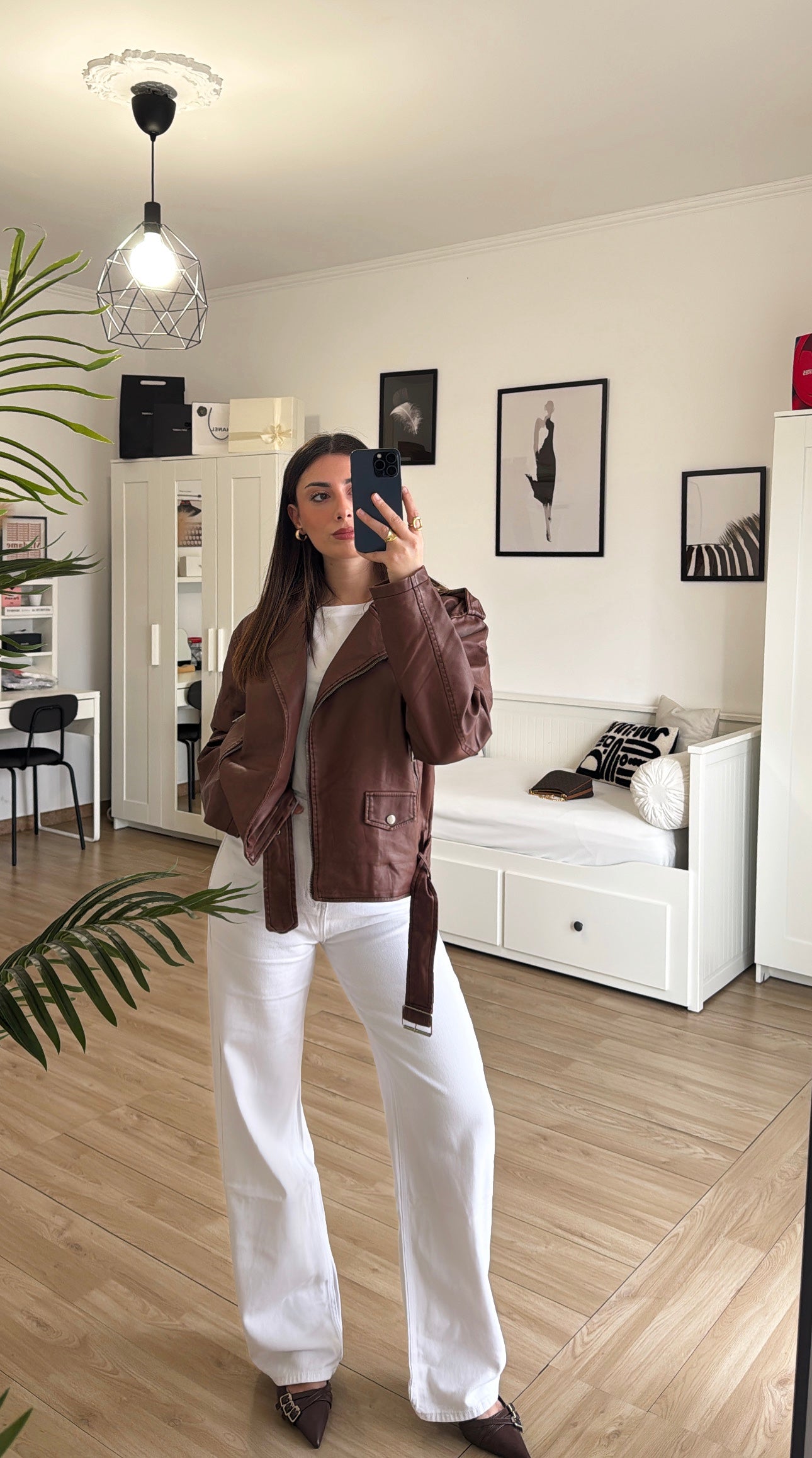 JEANS WIDE LEG WHITE