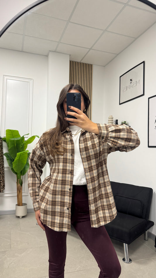 CAMICIA in flanella “SQUARE”