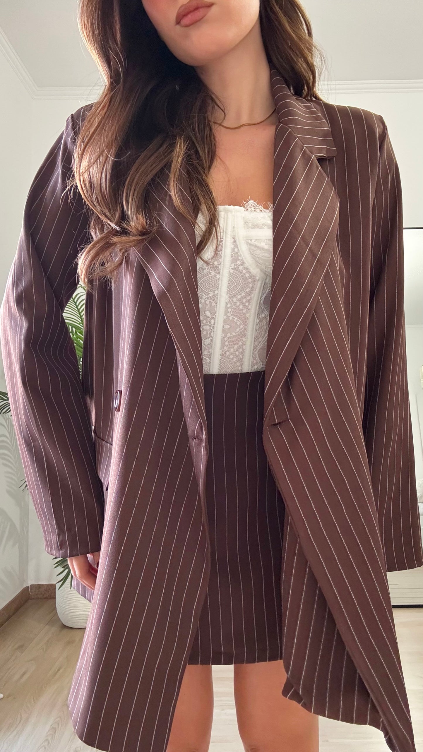 BLAZER OVER SIZE “GESSATO”