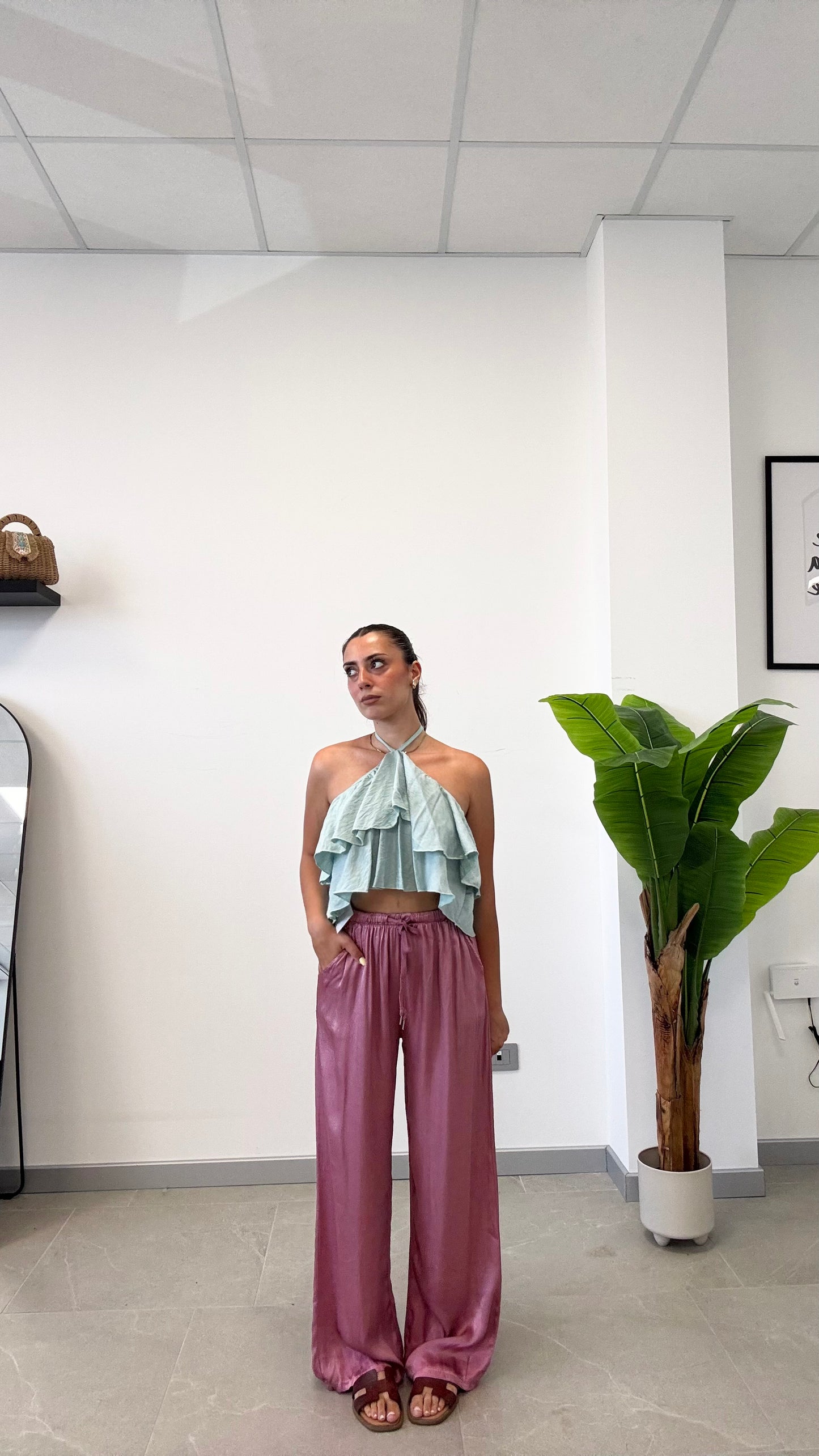 PANT SYLVIE “SATIN”