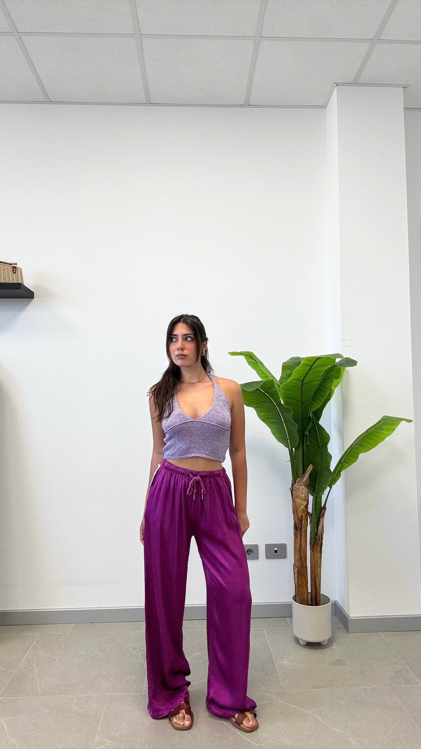 PANT SYLVIE “SATIN”
