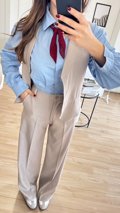 COORD SET GILET “MIRANDA”