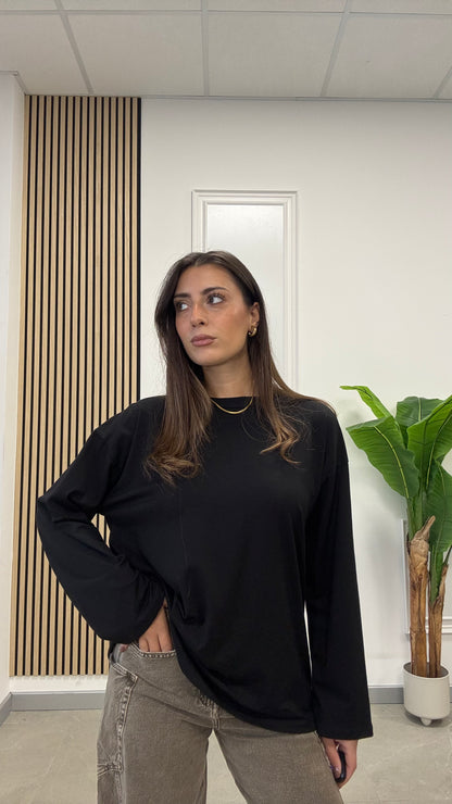 LONG SLEEVE 100% cotone