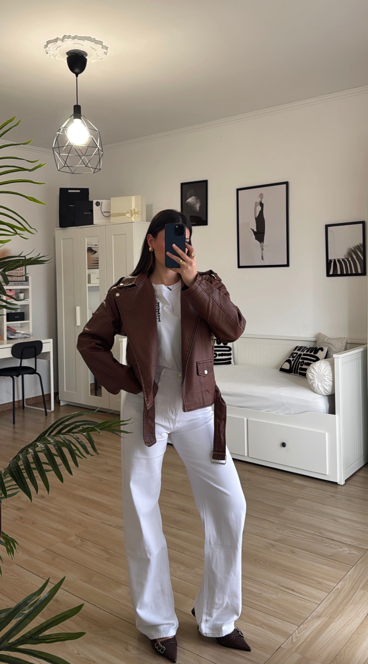 JEANS WIDE LEG WHITE