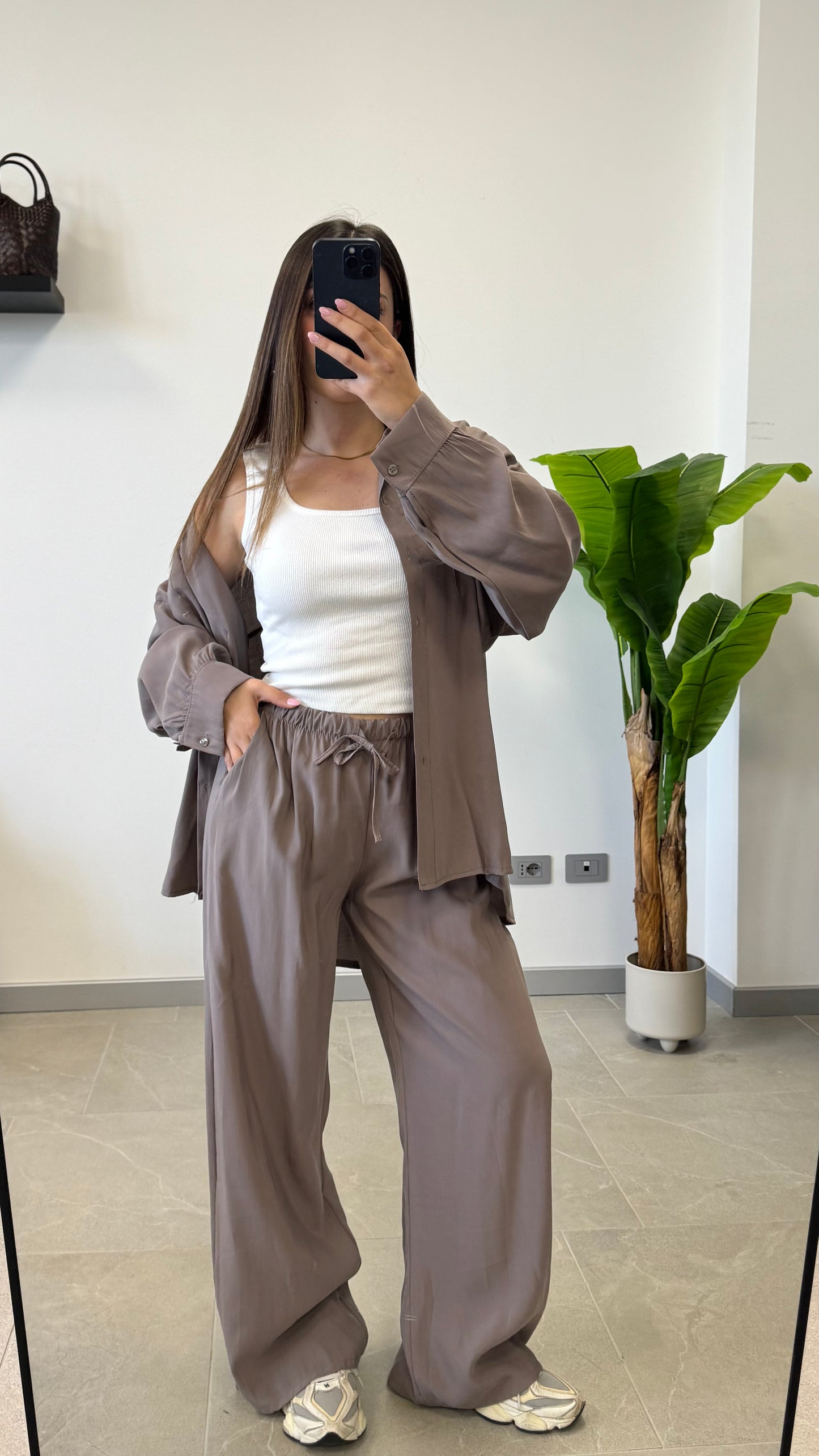 COORD SET IN VISCOSA “SELE”