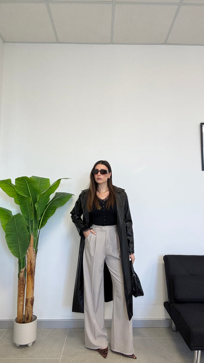 TRENCH LONG “ECOPELLE”