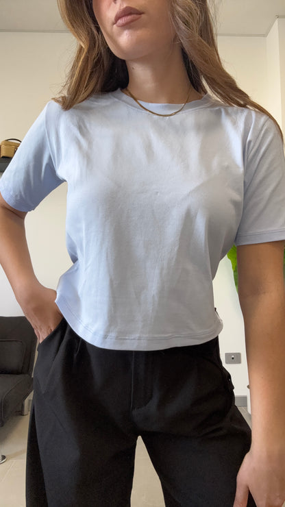 T SHIRT 100% cotone con TOP