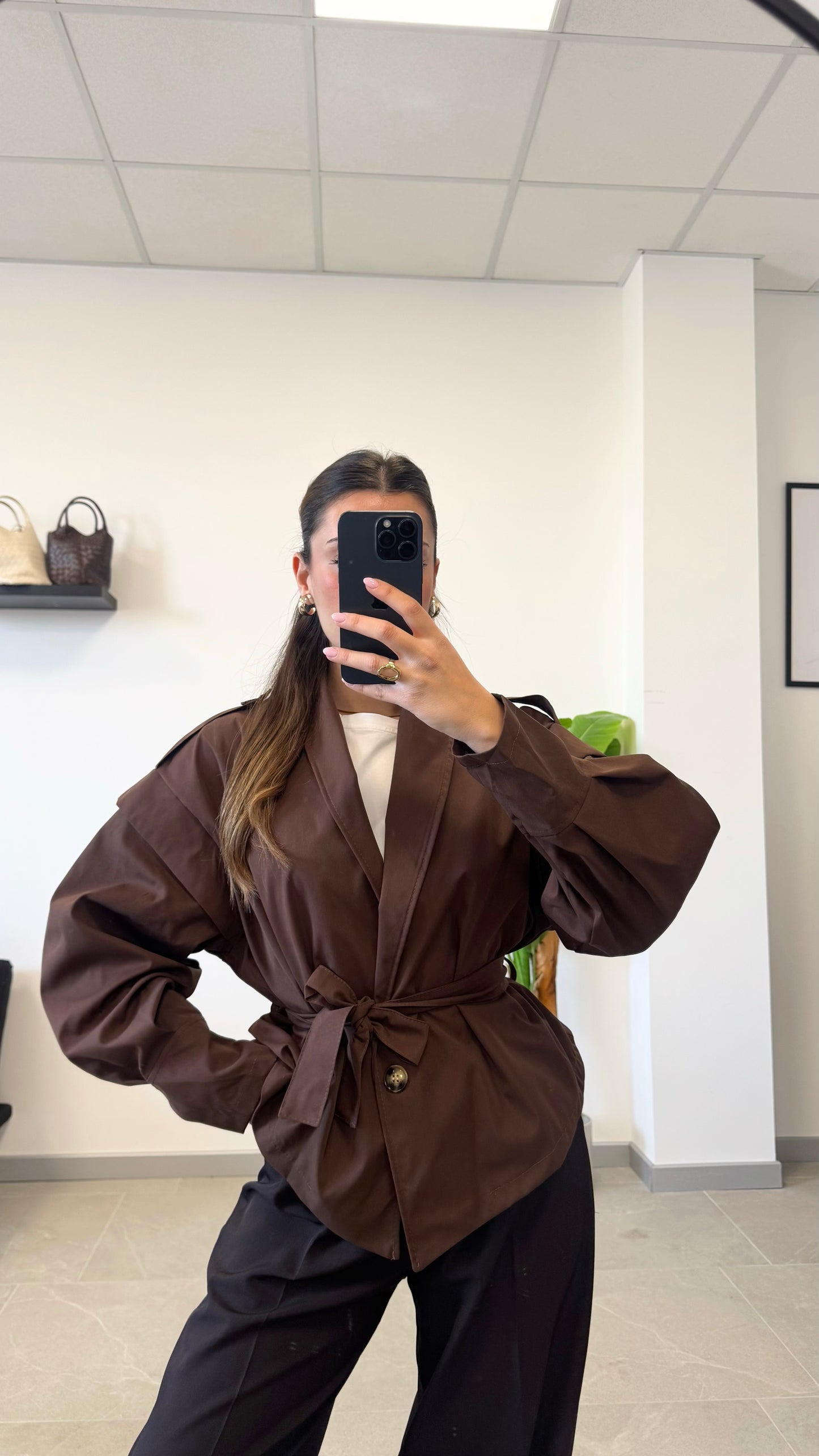 TRENCH IN COTONE “MICHELA”