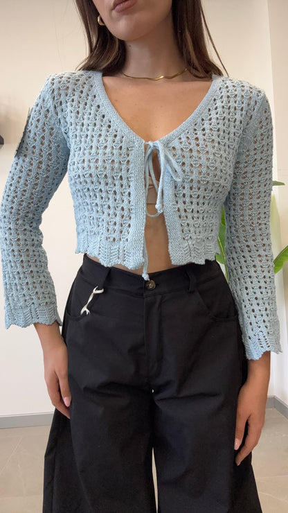 CARDIGAN IN FILO “SUN”